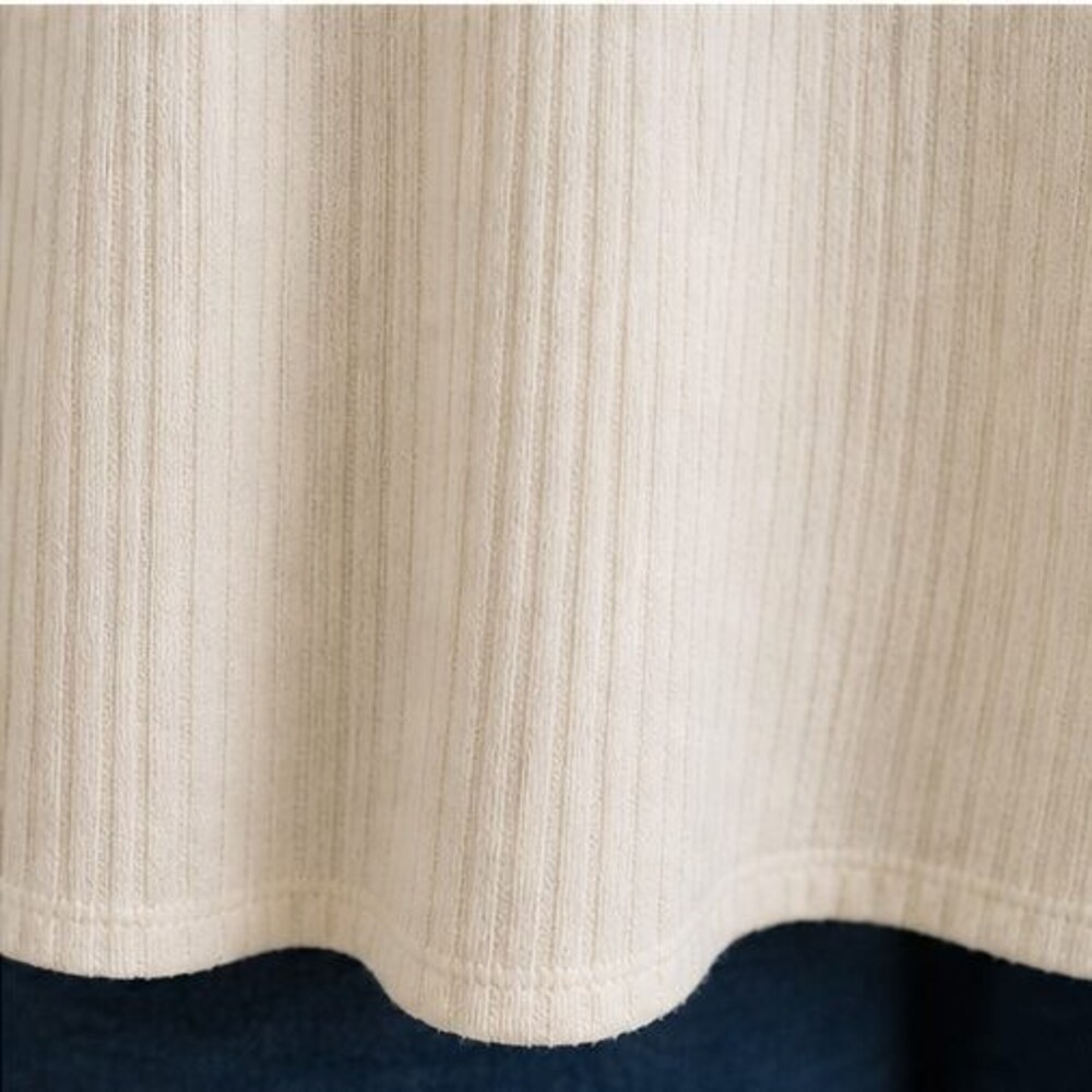 Cream V Neck Top - Picture 6 of 6